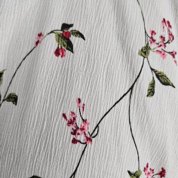 New Tempted Los Angeles Womens XL Cardigan Floral Long Bell Sleeve Kimono - Picture 8 of 14